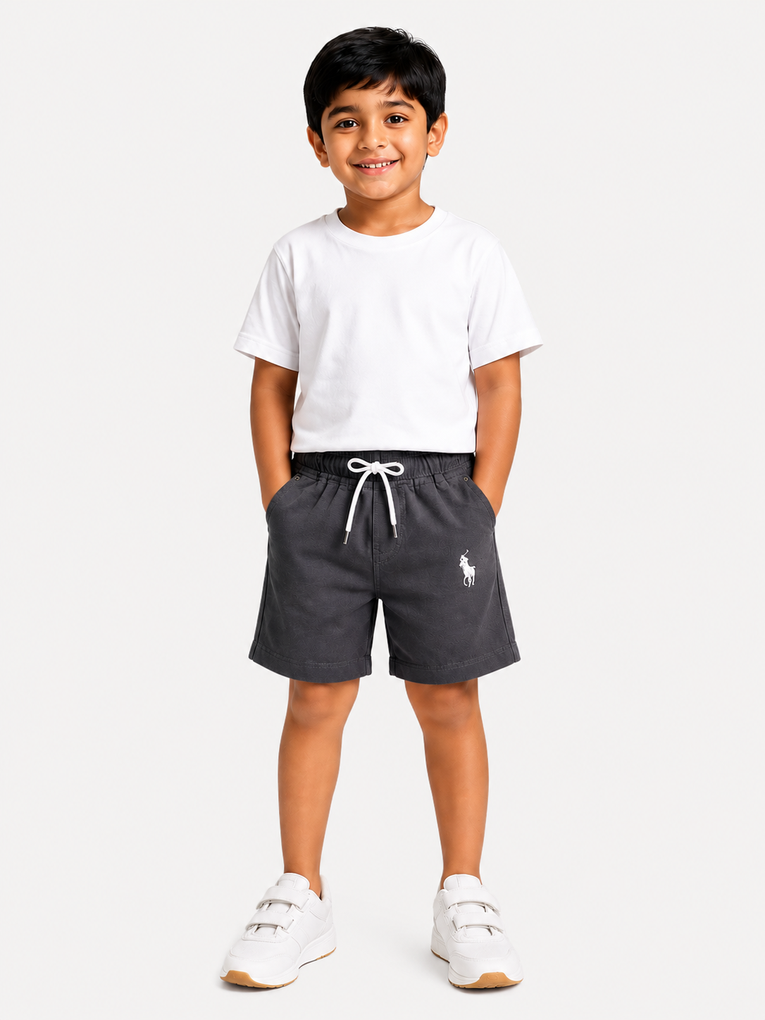 Boys Blue Soft Cotton Bottom Casual Fashion Kids Wear BloomUp