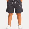Charcoal Grey Cotton Shorts for Boys – Soft Casual Summer Wear