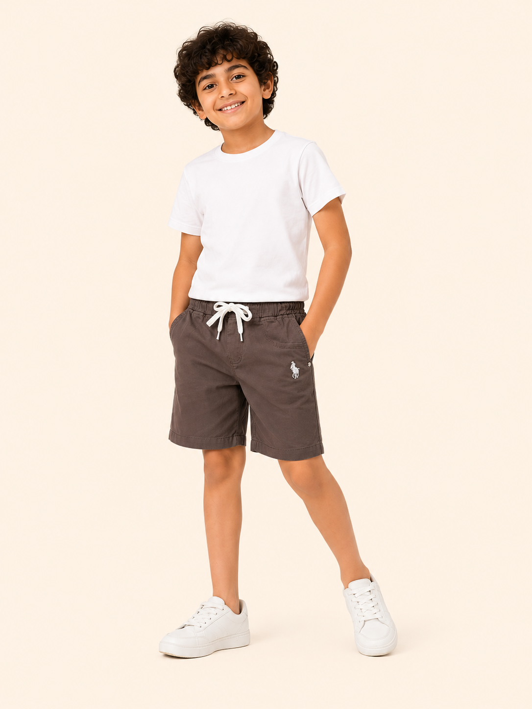Stylish Boys Brown Pull On Cotton Soft Bottom Wear BloomUp
