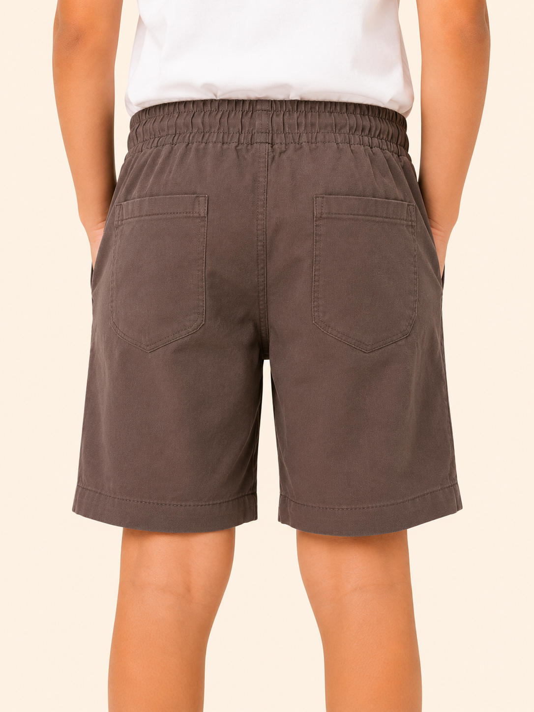 Stylish Boys Brown Pull On Cotton Soft Bottom Wear BloomUp