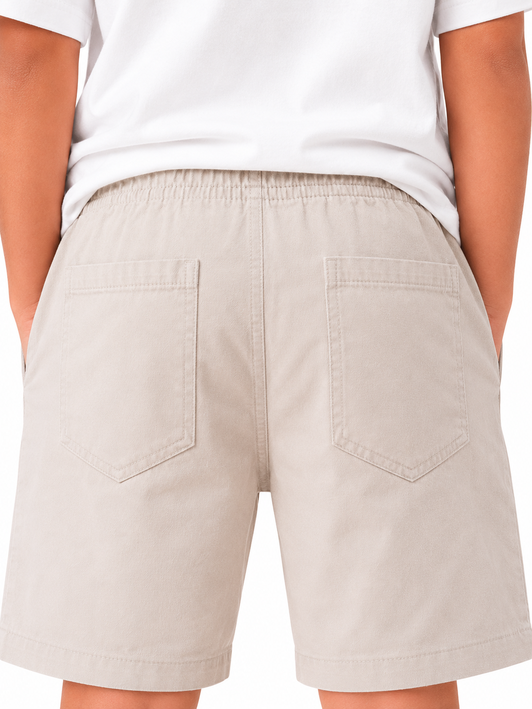 Boys Light Grey Pull On Soft Cotton Bottom Wear BloomUp
