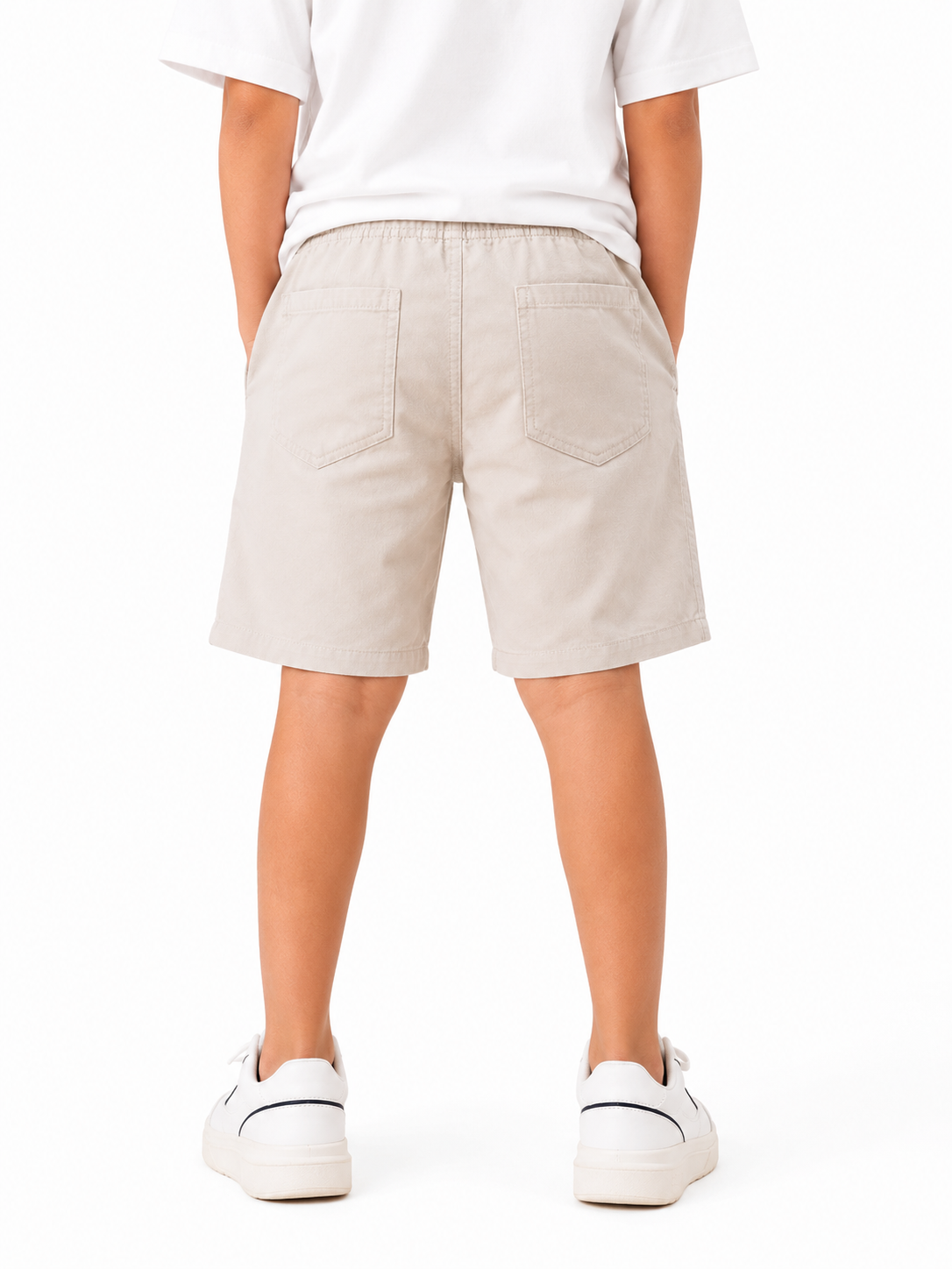 Boys Light Grey Pull On Soft Cotton Bottom Wear BloomUp