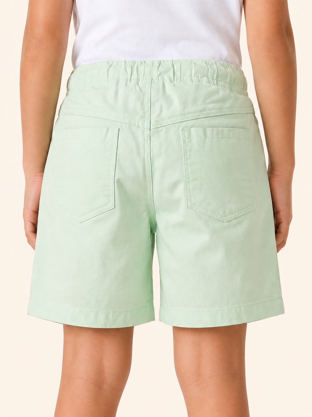 Boys Light Green Pull On Soft Cotton Bottom Wear BloomUp