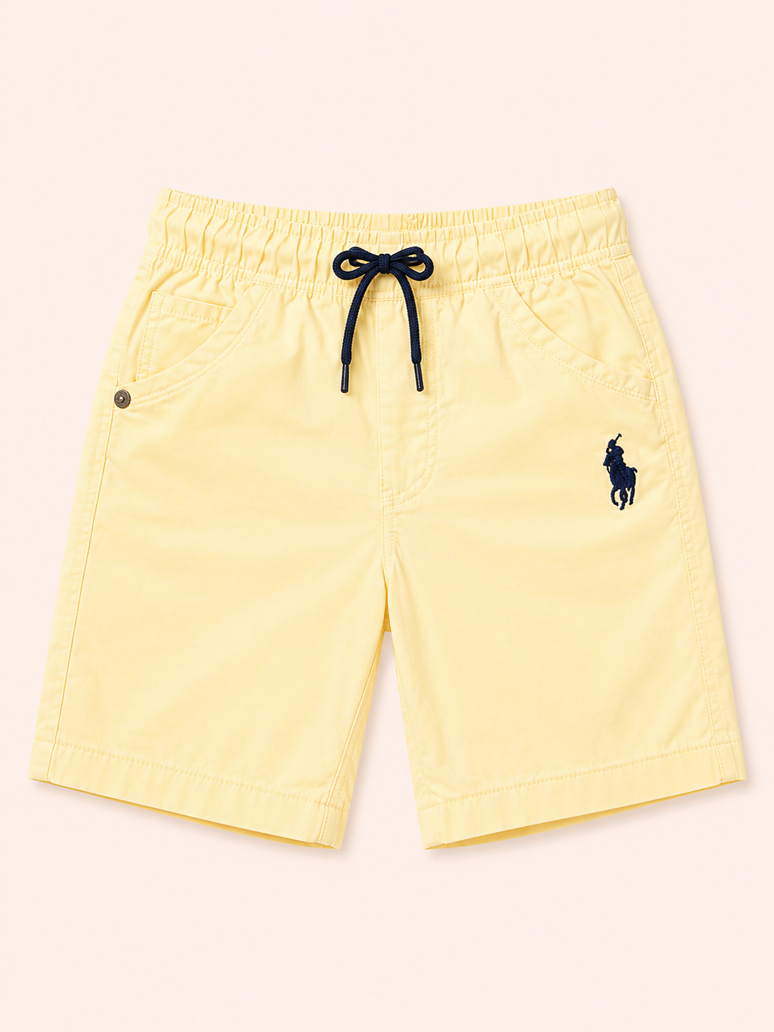 Boys Lemon Yellow Pull On Soft Cotton Bottom Wear BloomUp