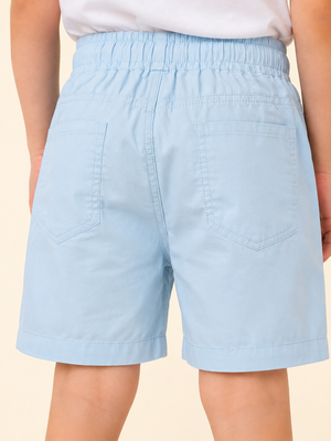 Boys Sky Blue Pull On Soft Cotton Bottom Wear BloomUp