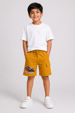 Mustard Comfort Fit Boys  Soft Cotton Bottom Wear BloomUp