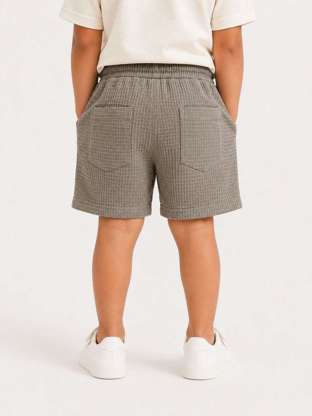 Boys Grey Soft Cotton Bottom Casual Fashion Kids Wear BloomUp