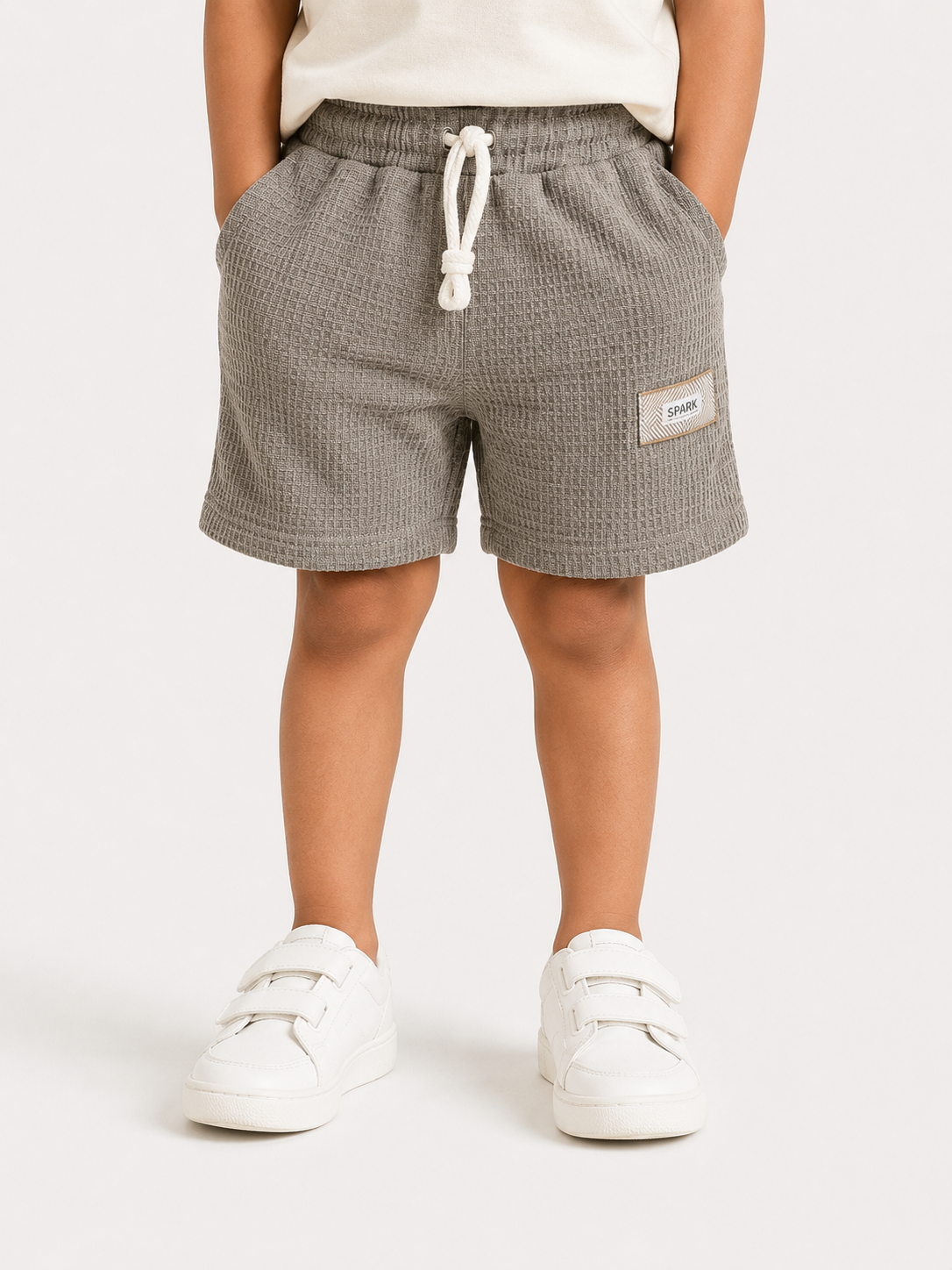 Boys Grey Soft Cotton Bottom Casual Fashion Kids Wear BloomUp
