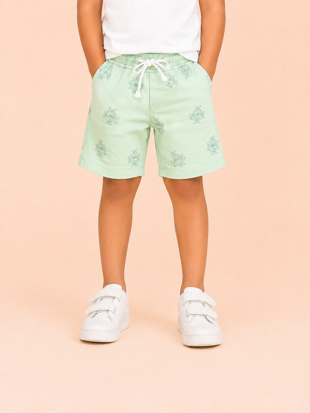 Green Casual Summer Boys  Soft Cotton Bottom Wear BloomUp