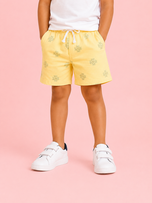 Gold Trendy Daily Wear Boys Soft Cotton Bottom BloomUp