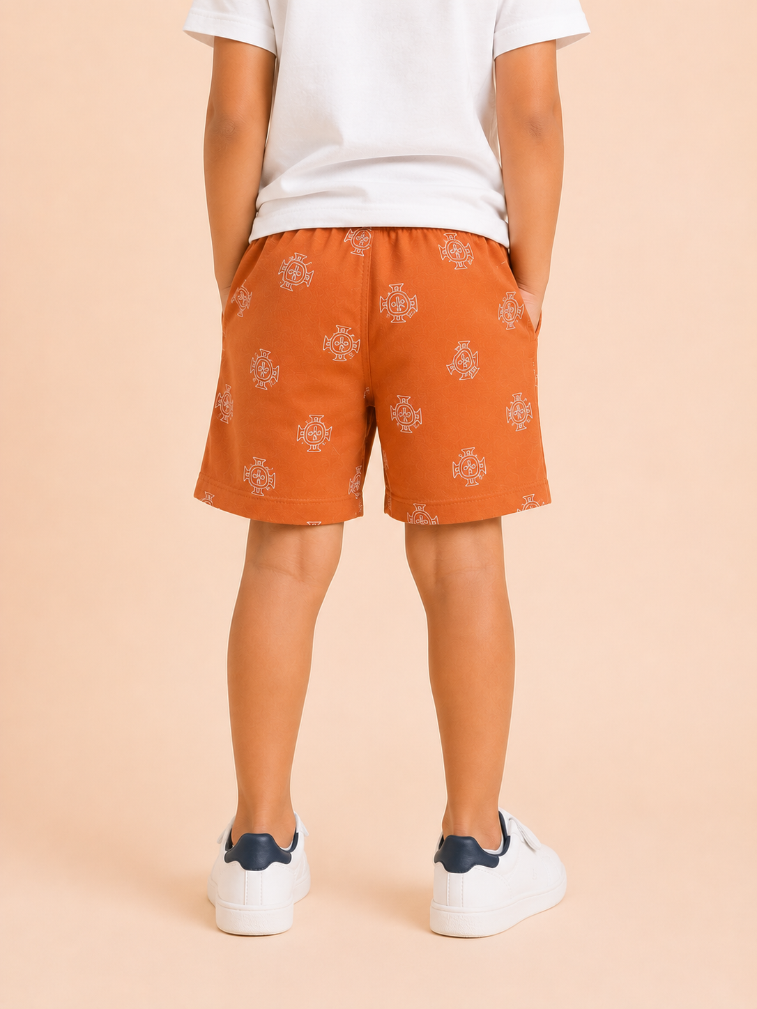 Rust Stylish Playwear Boys  Soft Cotton Bottom Wear BloomUp