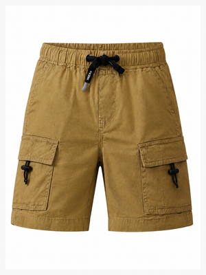 Khaki Comfort Fit Boys  Soft Cotton Bottom Wear BloomUp