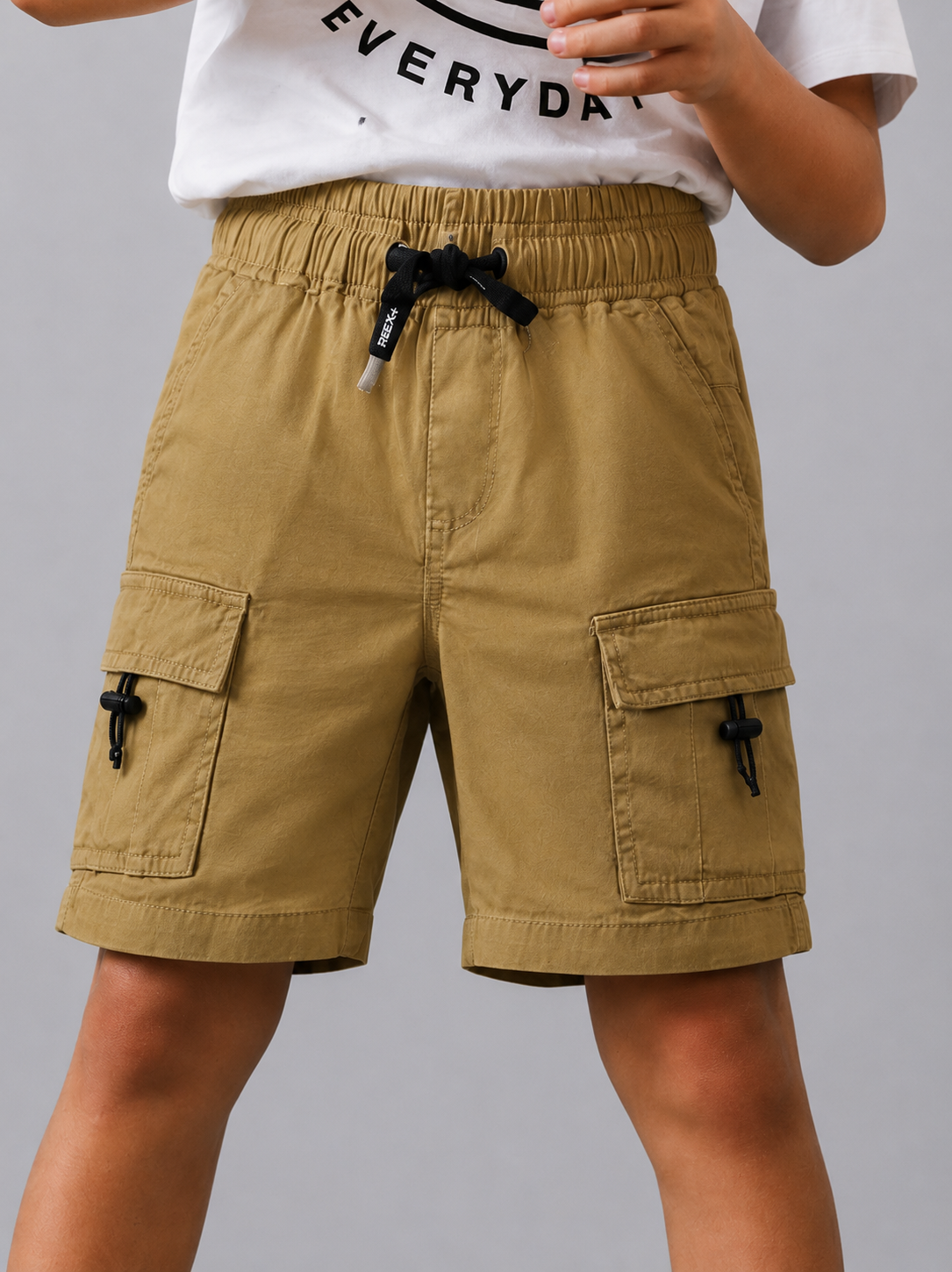 Khaki Comfort Fit Boys  Soft Cotton Bottom Wear BloomUp