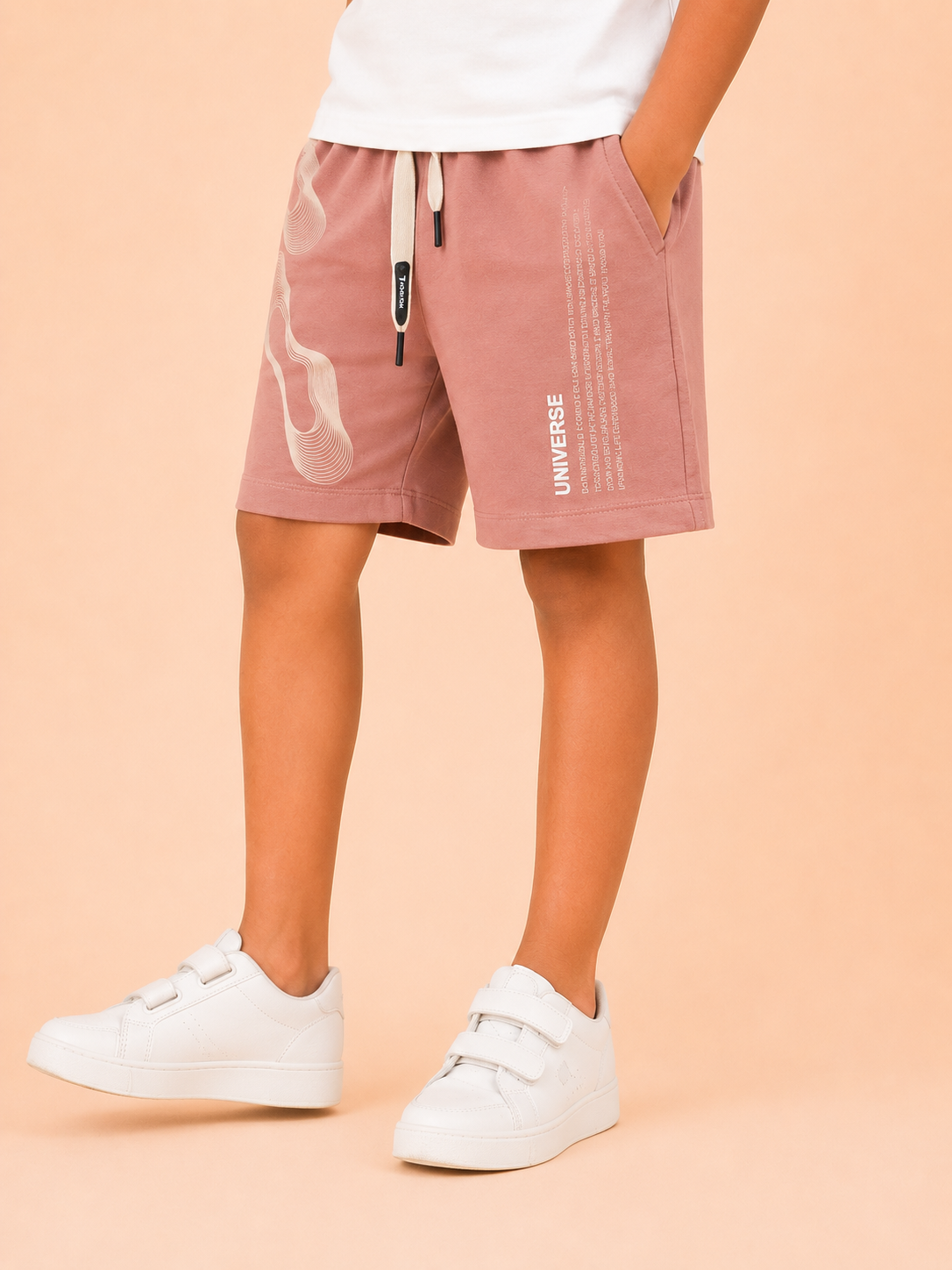 Boys Dust Peach Pull On Soft Cotton Bottom Wear BloomUp