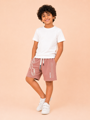 Boys Dust Peach Pull On Soft Cotton Bottom Wear BloomUp