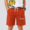 Rust Cotton Shorts for Boys – Soft Summer Wear Kids Shorts