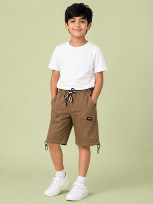 Brown Trendy Daily Wear Boys Soft Cotton Bottom BloomUp