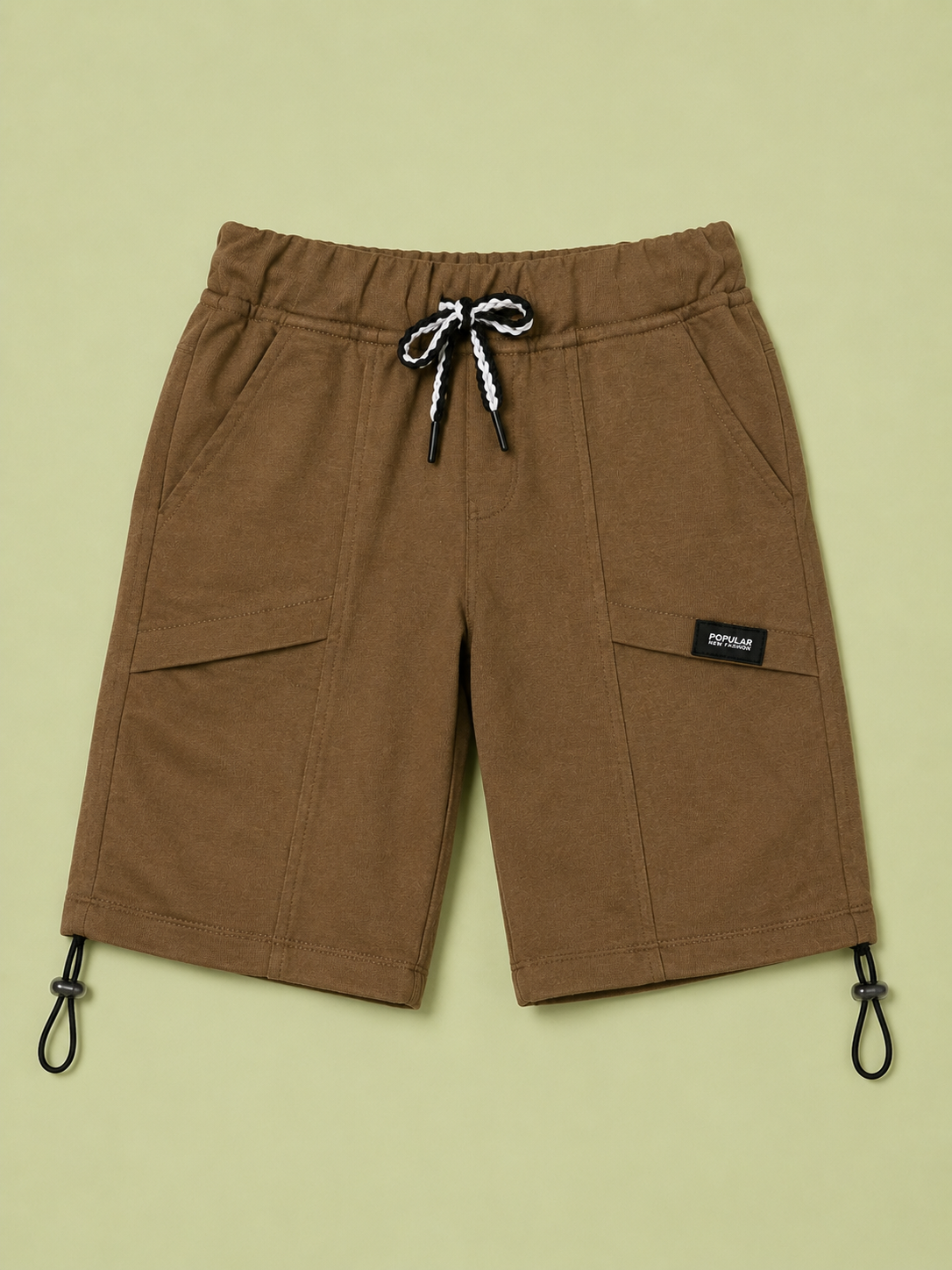 Brown Trendy Daily Wear Boys Soft Cotton Bottom BloomUp