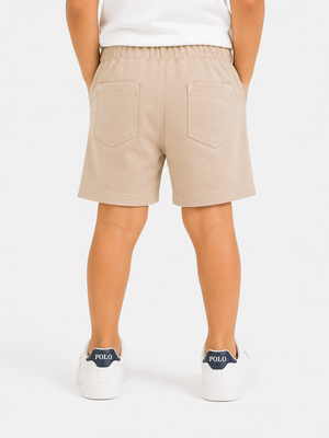 Boys Beige Soft Cotton Bottom Casual Fashion Kids Wear BloomUp