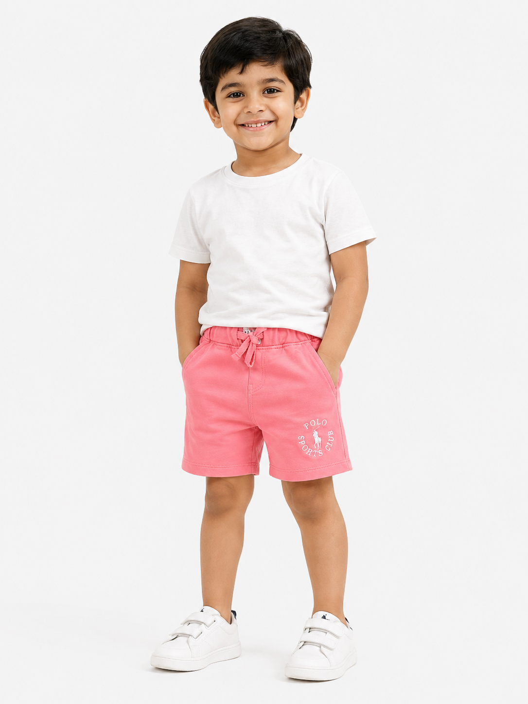 Boys Peach Soft Cotton Bottom Casual Fashion Kids Wear BloomUp