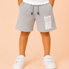 Grey Knit Shorts for Boys – Soft Cotton Summer Wear Kids Shorts