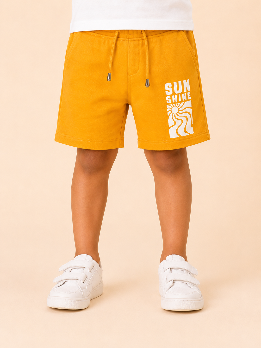 Girls Yellow Short Sleeved Shirt Soft Cotton Bottom Wear BloomUp