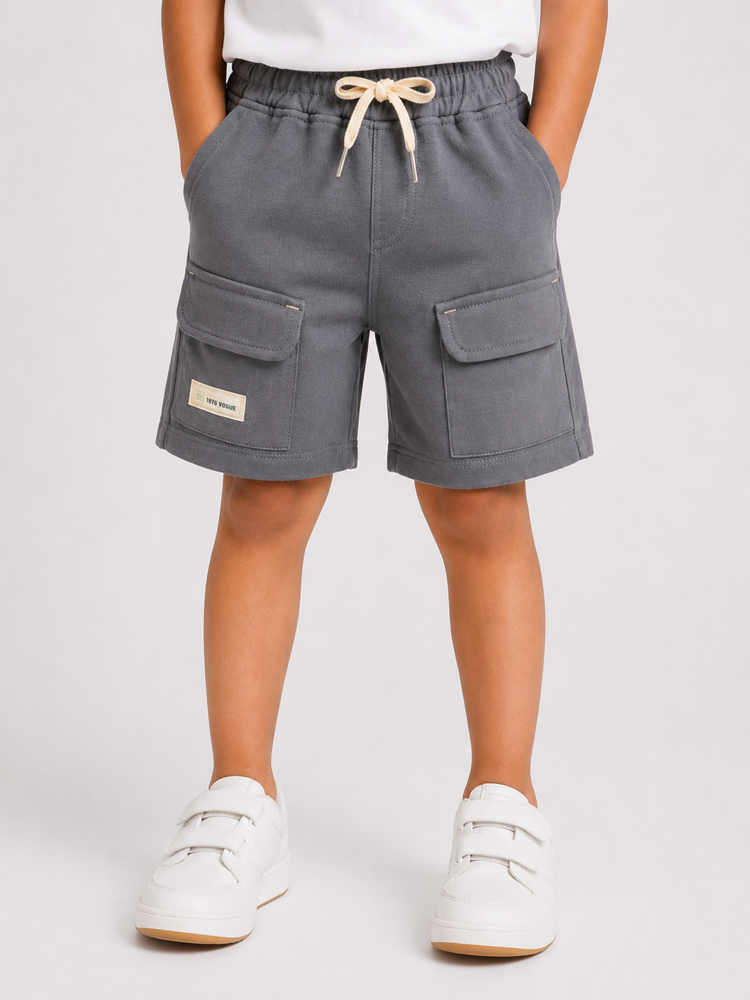 Grey Comfort Fit Boys  Soft Cotton Bottom Wear BloomUp