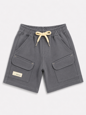 Grey Comfort Fit Boys  Soft Cotton Bottom Wear BloomUp