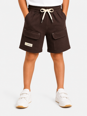 Coffee Stylish Playwear Boys  Soft Cotton Bottom Wear BloomUp