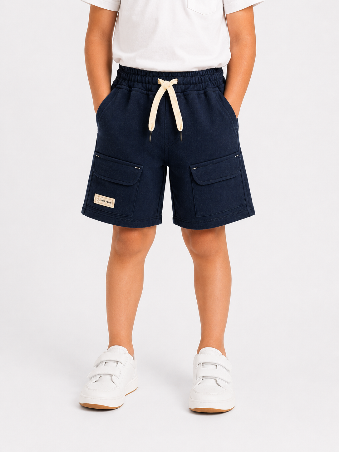 Navy Trendy Daily Wear Boys Soft Cotton Bottom BloomUp