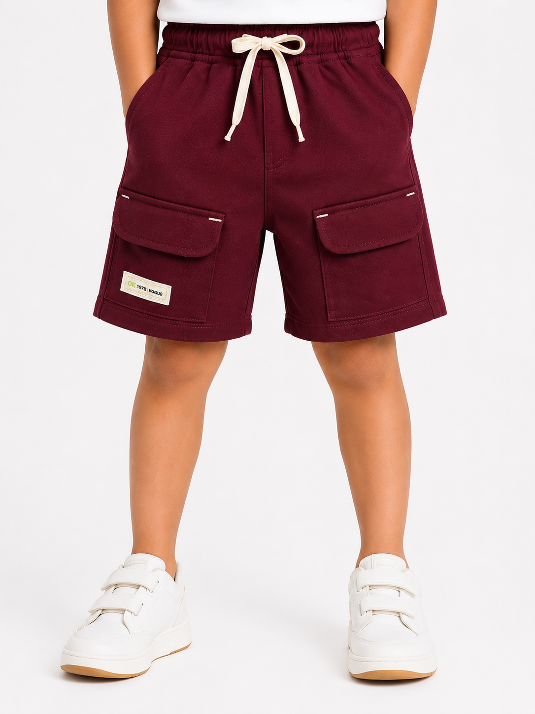 Mehroon Casual Summer Boys  Soft Cotton Bottom Wear BloomUp