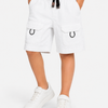 White Cargo Shorts for Boys – Soft Cotton Summer Wear Kids Shorts