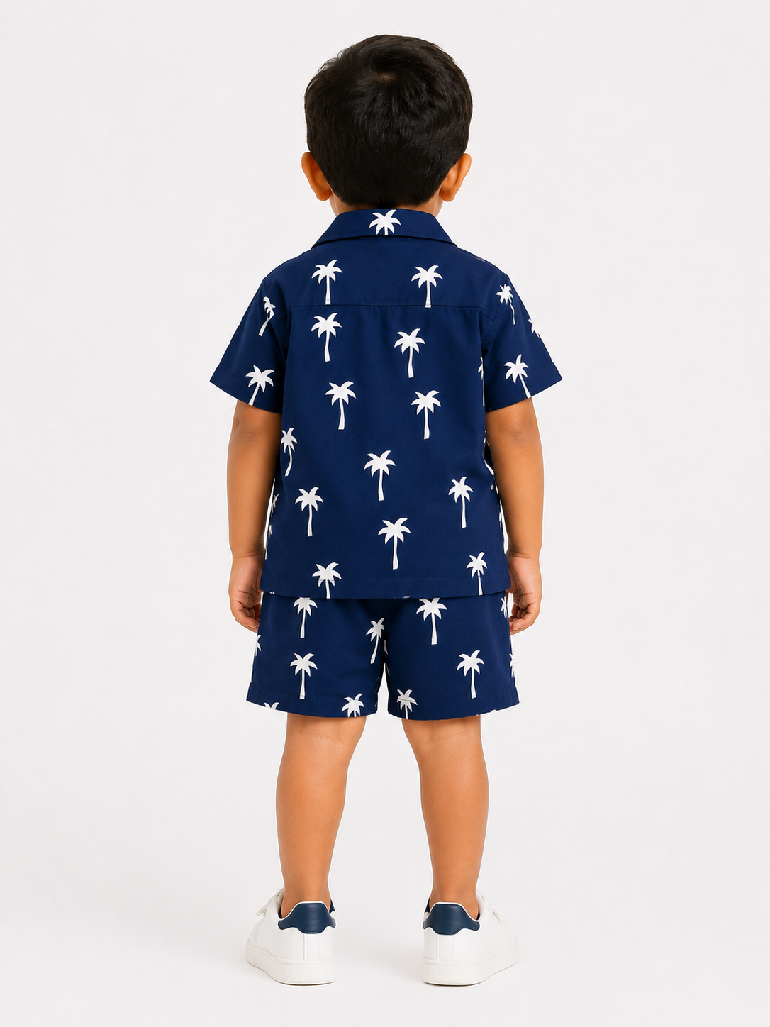 Blue Stylish Playwear Boys  Soft Cotton Clothing Set BloomUp