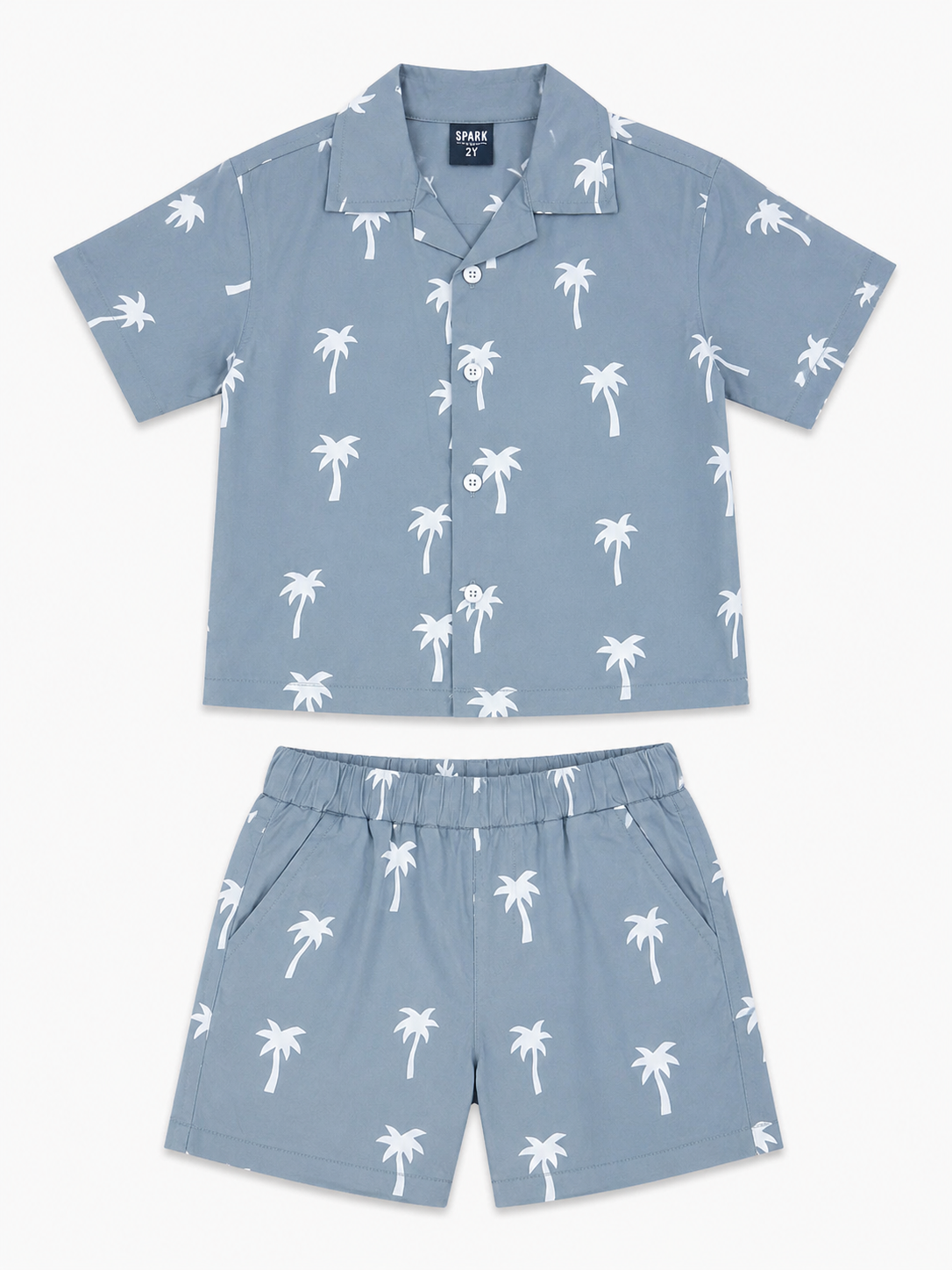 Grey Comfort Fit Boys  Soft Cotton Clothing Set BloomUp