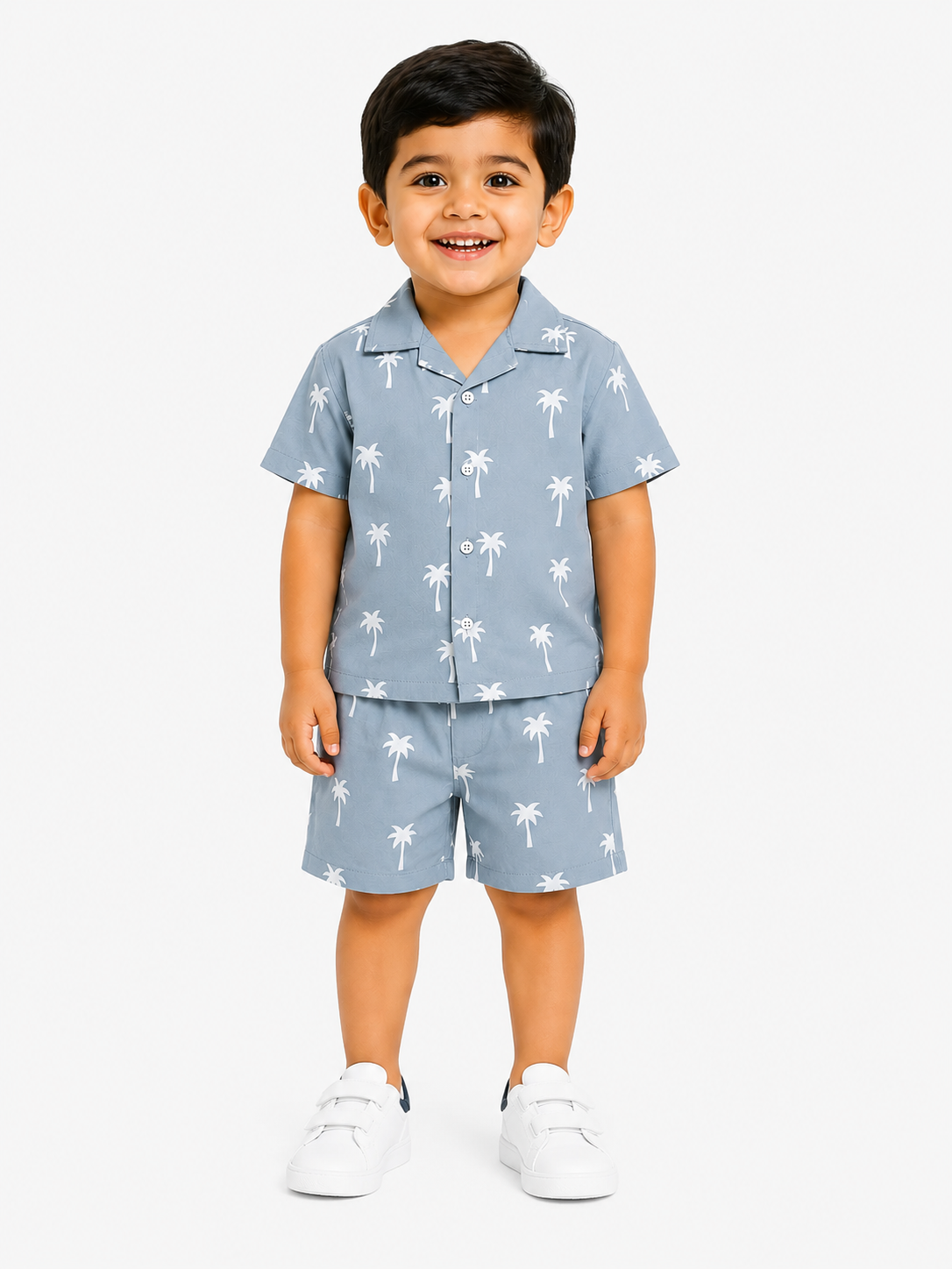 Grey Comfort Fit Boys  Soft Cotton Clothing Set BloomUp
