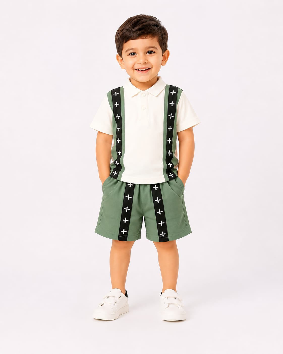 Boys Dark Red Pull On Soft Cotton Clothing Set BloomUp
