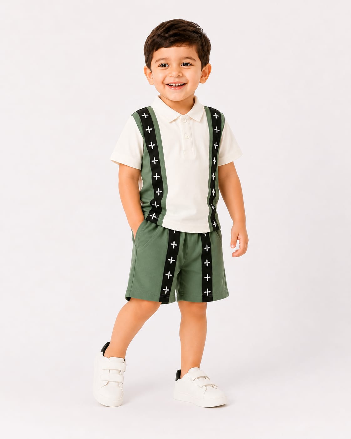 Boys Dark Red Pull On Soft Cotton Clothing Set BloomUp