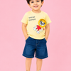 Lemon Panda Print Boys Outfit Set – Soft Cotton Summer Wear for Kids