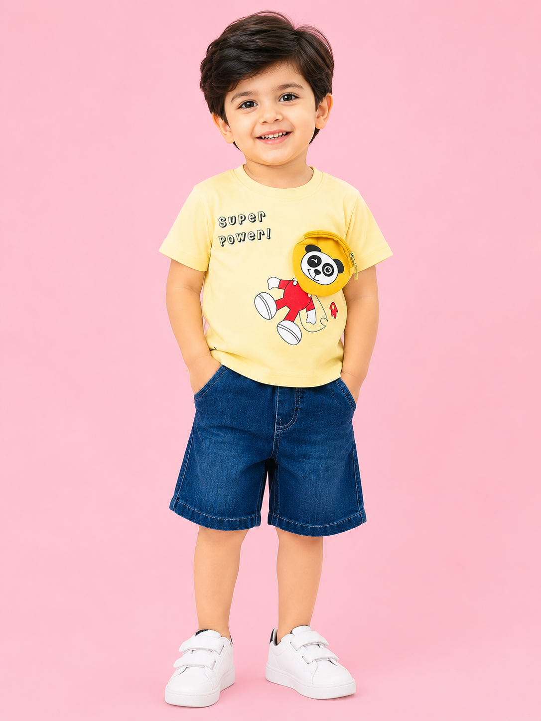 Lemon Trendy Daily Wear Boys Soft Cotton Clothing Set BloomUp