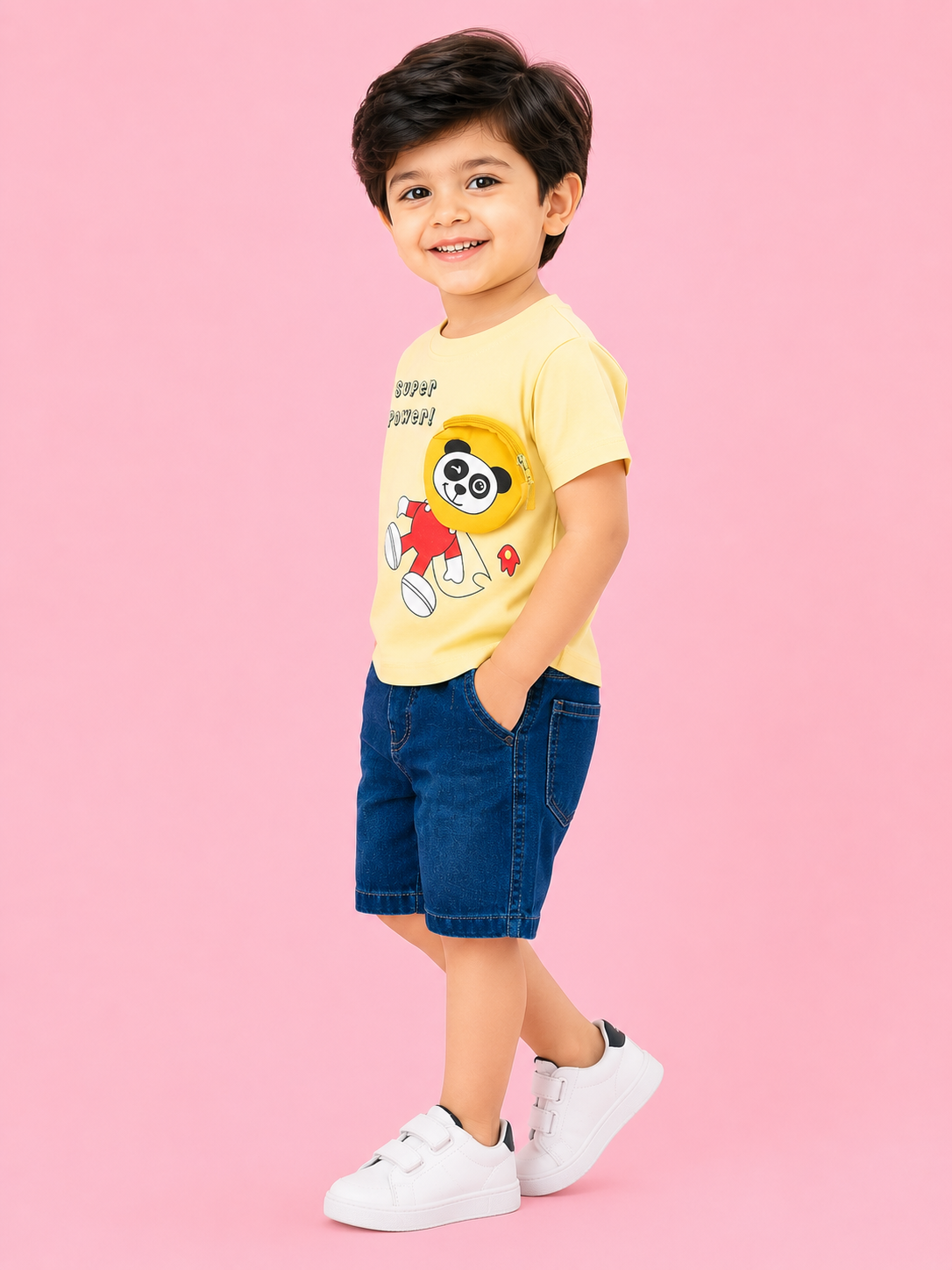 Lemon Trendy Daily Wear Boys Soft Cotton Clothing Set BloomUp