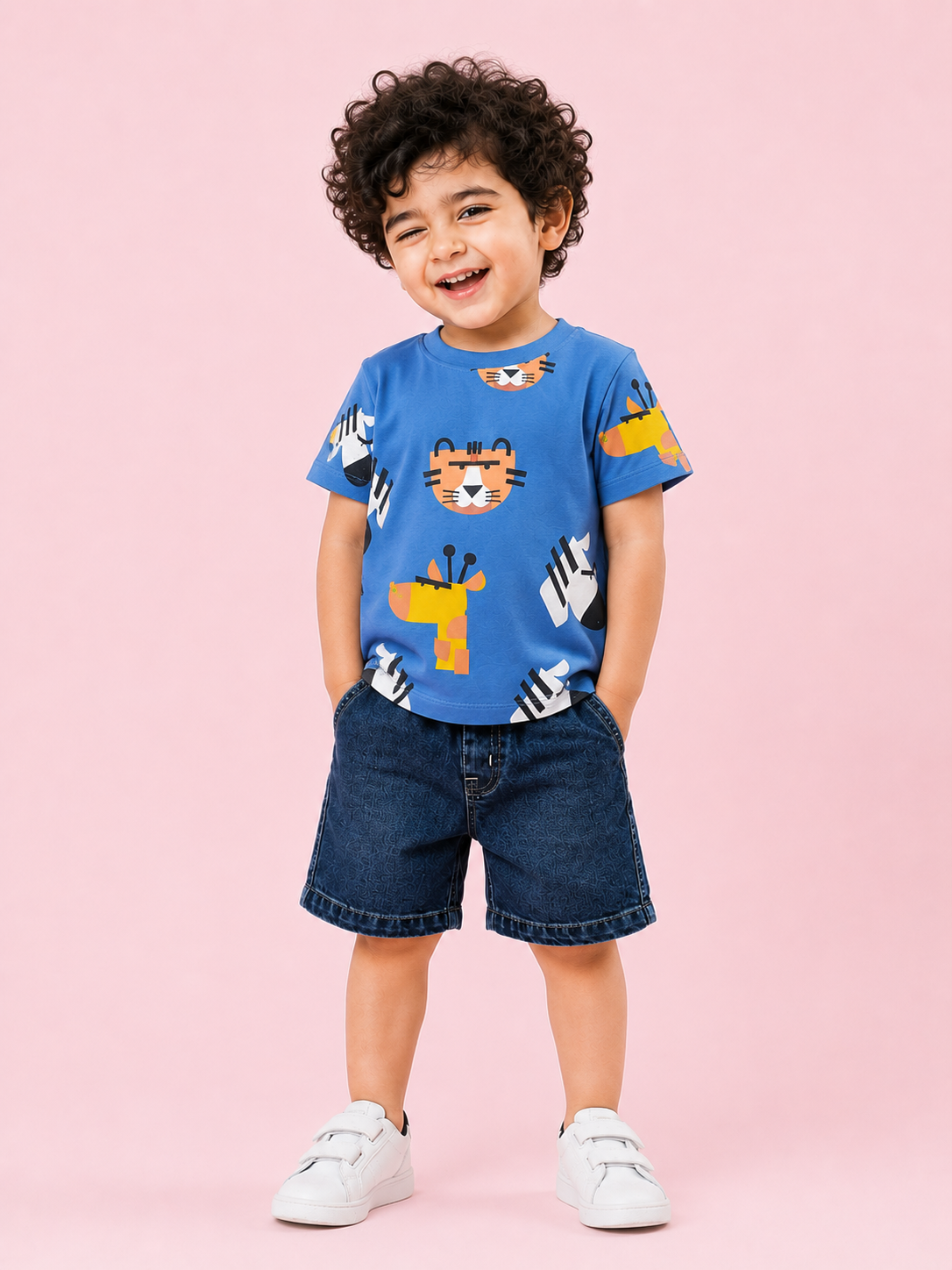 Blue Comfort Fit Boys  Soft Cotton Clothing Set BloomUp