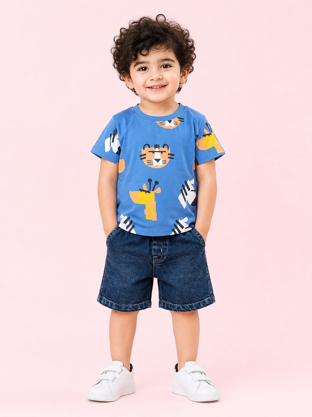 Blue Comfort Fit Boys  Soft Cotton Clothing Set BloomUp