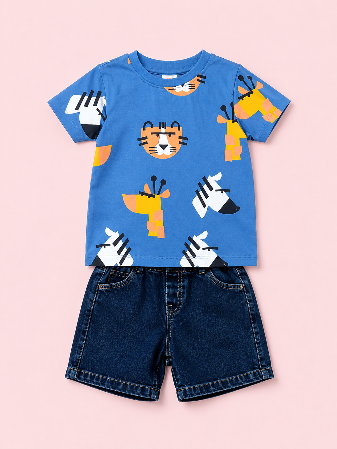 Blue Comfort Fit Boys  Soft Cotton Clothing Set BloomUp