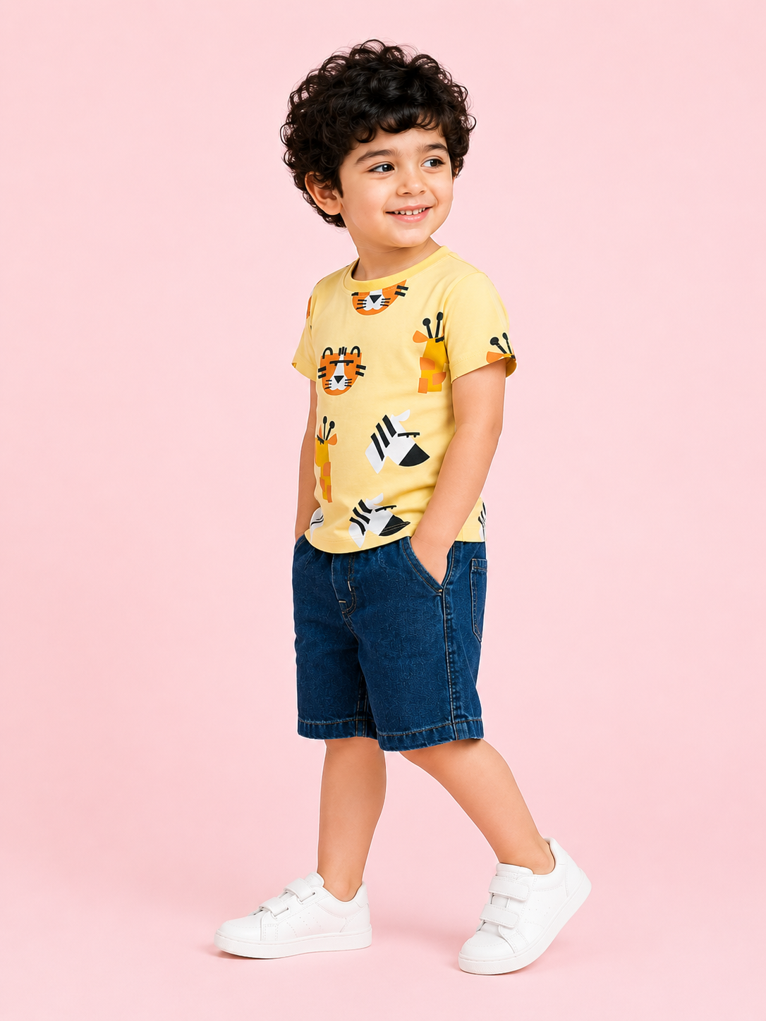 Lemon Casual Summer Boys  Soft Cotton Clothing Set BloomUp