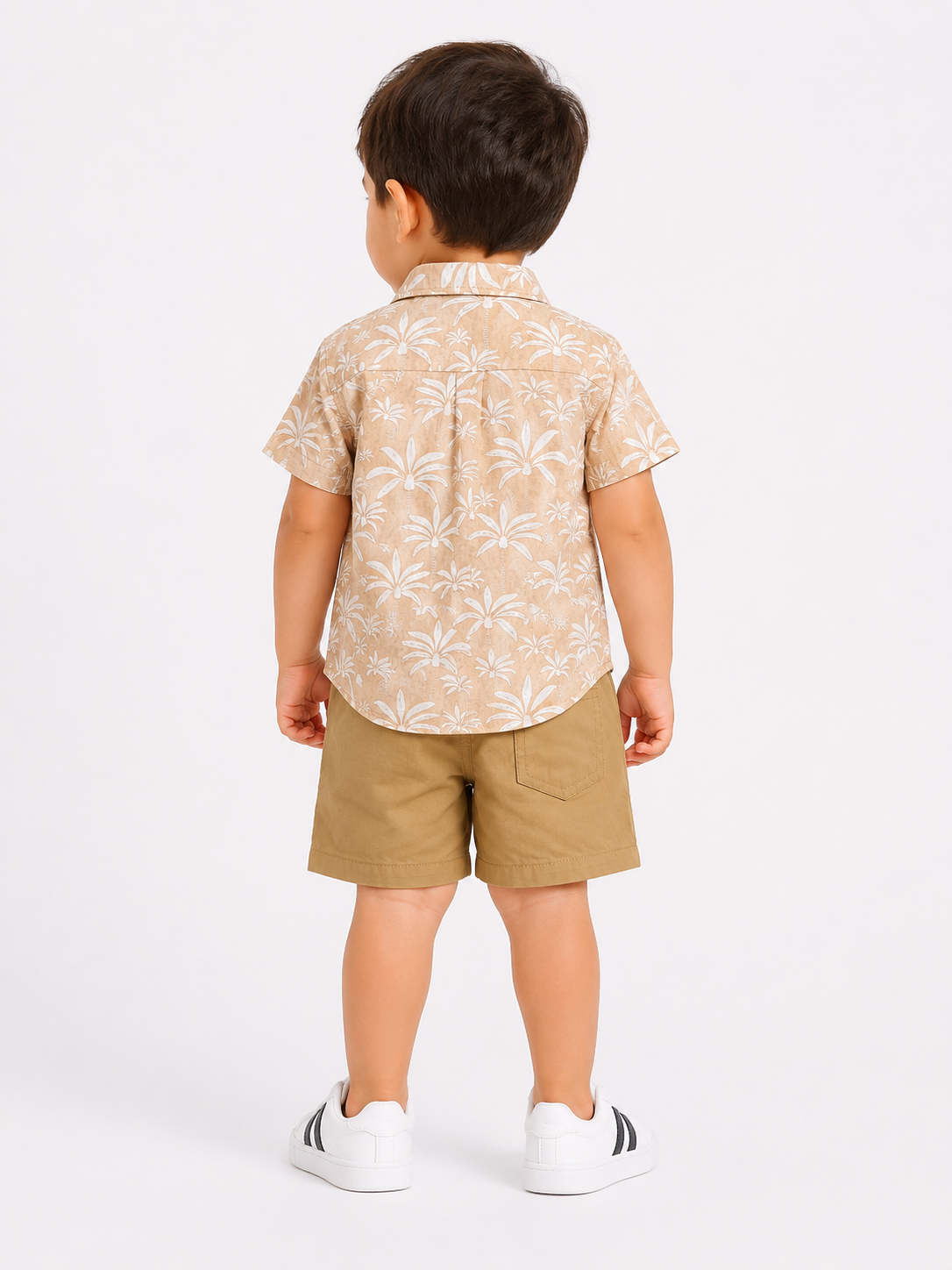 Peach Stylish Playwear Boys  Soft Cotton Clothing Set BloomUp