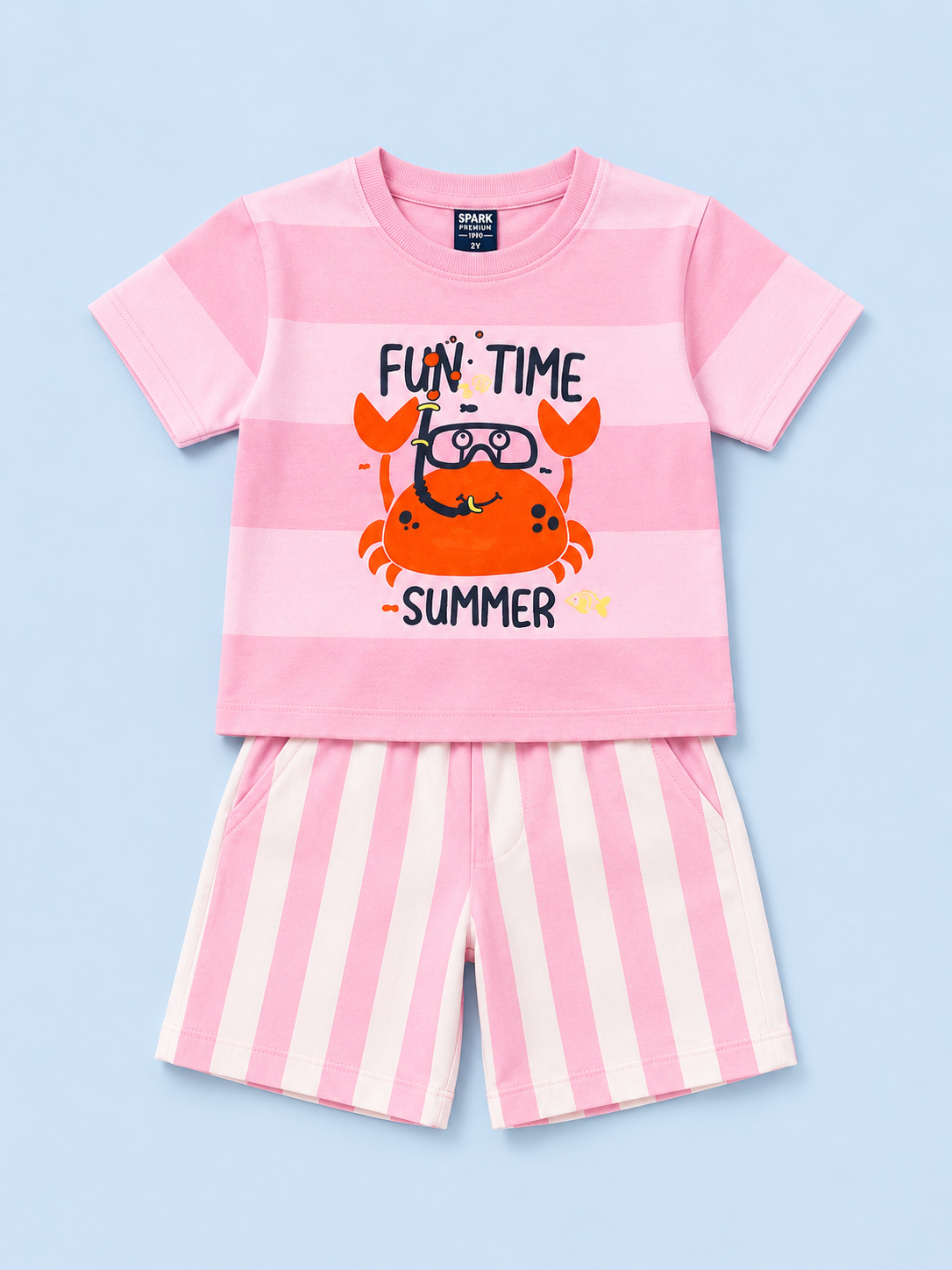Candy Casual Summer Boys  Soft Cotton Clothing Set BloomUp