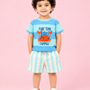 Mint Printed Boys Co-Ord Set – Soft Cotton Summer Wear for Kids