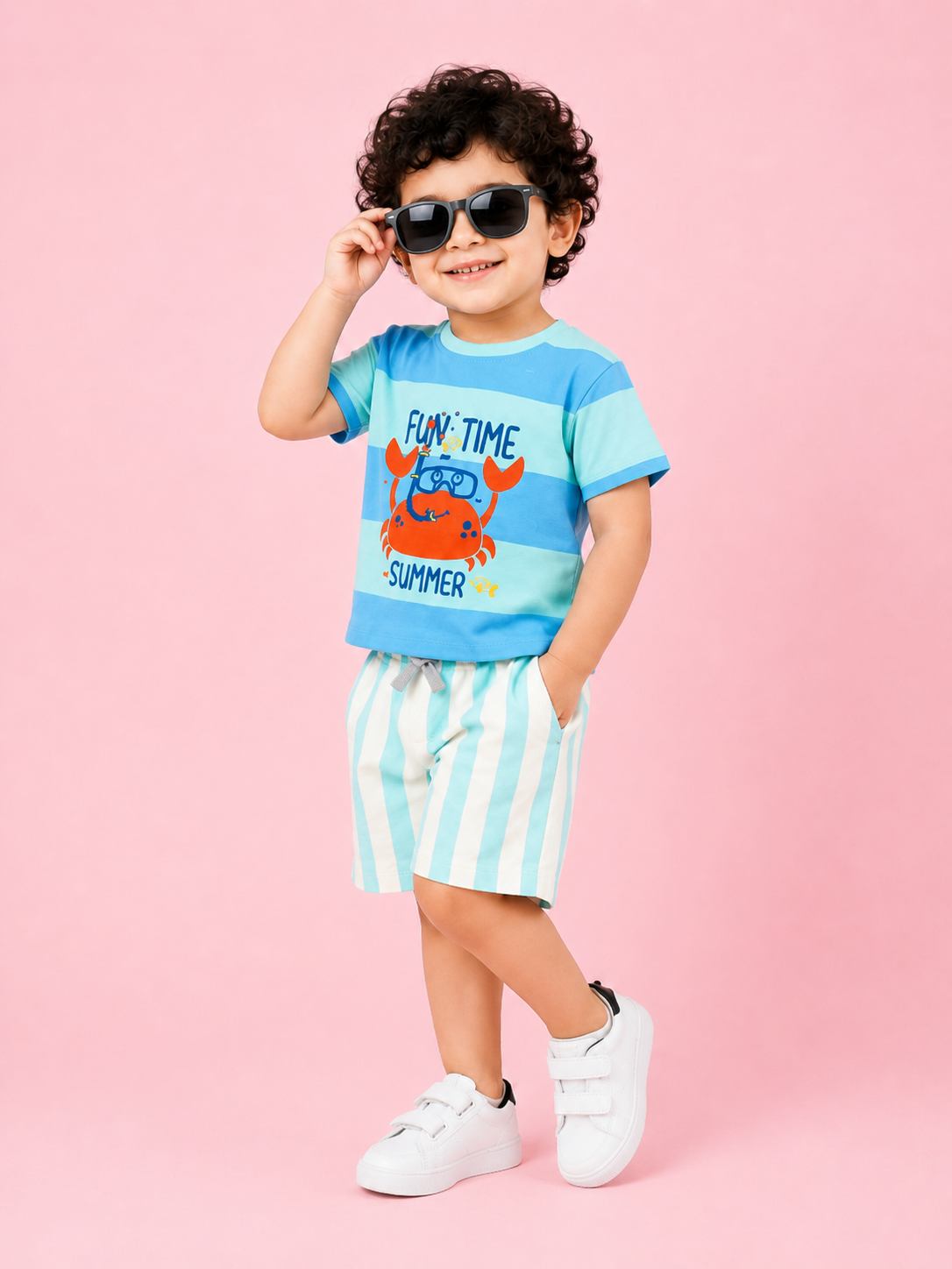 Mint Trendy Daily Wear Boys Soft Cotton Clothing Set BloomUp