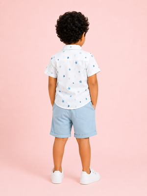 Ash Trendy Daily Wear Boys Soft Cotton Clothing Set BloomUp