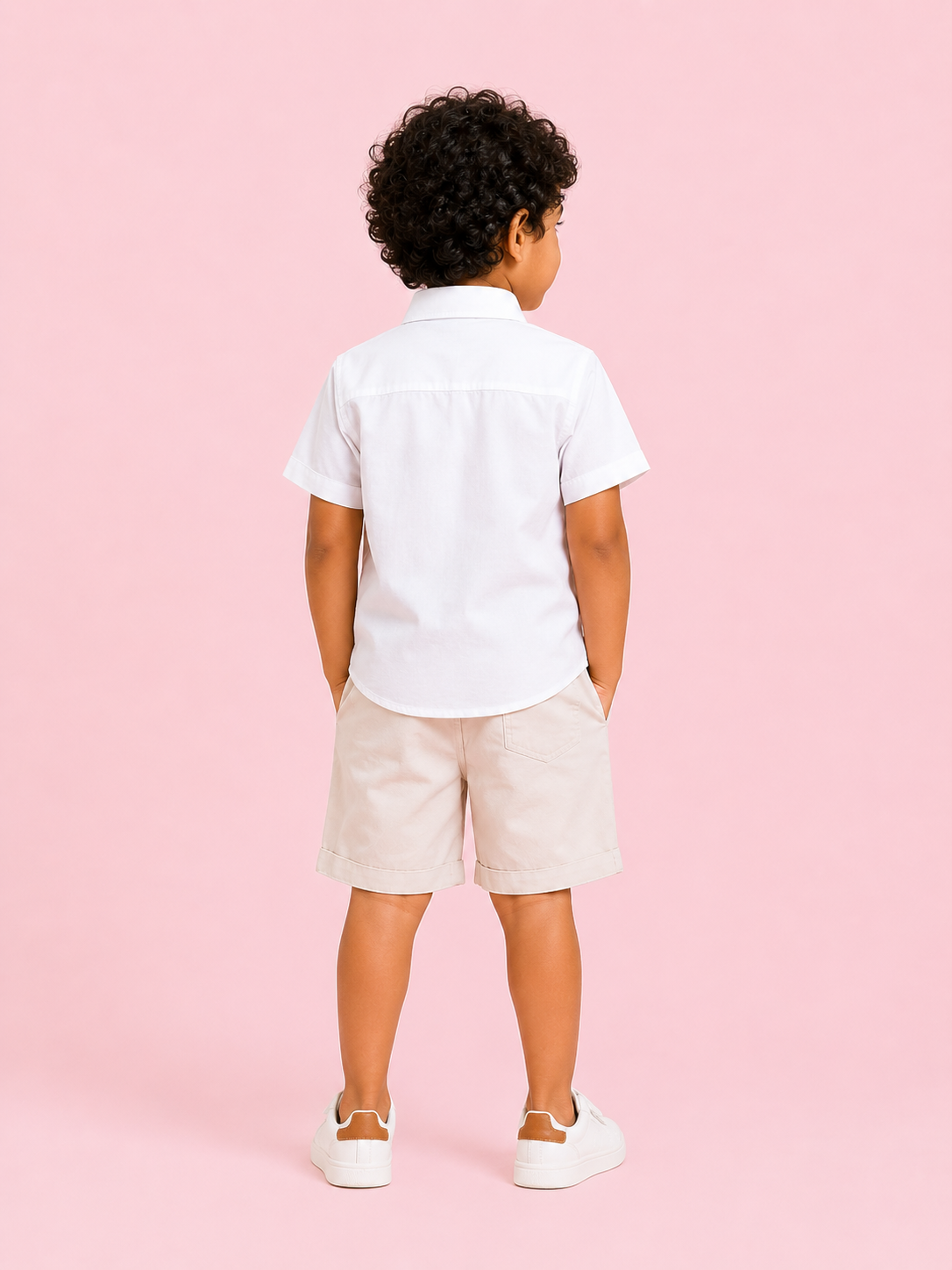Khaki Trendy Daily Wear Boys Soft Cotton Clothing Set BloomUp
